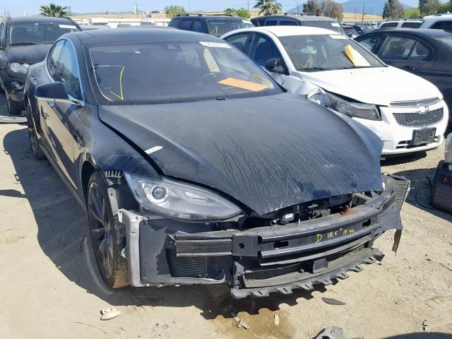 5YJSA1H12EFP54289 - 2014 TESLA MODEL S Սև լուսանկար 1