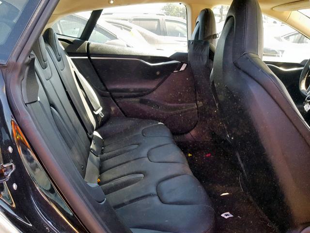 5YJSA1H12EFP54289 - 2014 TESLA MODEL S Սև լուսանկար 6