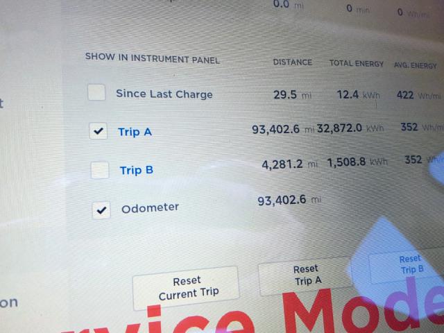 5YJSA1H12EFP54289 - 2014 TESLA MODEL S Սև լուսանկար 8