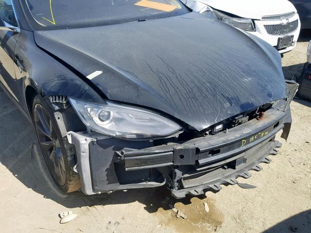 5YJSA1H12EFP54289 - 2014 TESLA MODEL S Սև լուսանկար 9