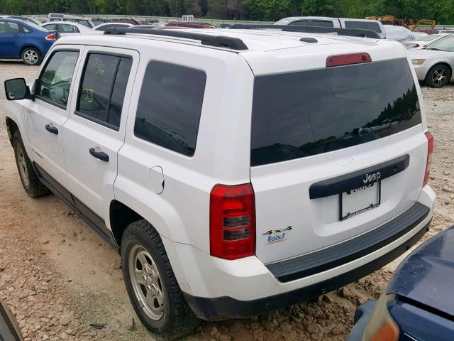 1C4NJRBB4GD546714 - 2016 JEEP PATRIOT SP WHITE photo 3