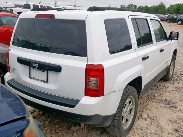 1C4NJRBB4GD546714 - 2016 JEEP PATRIOT SP WHITE photo 4