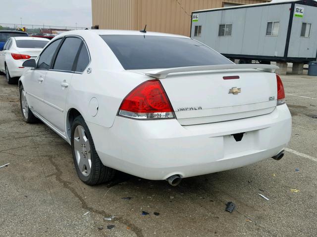 2G1WD58C069235130 - 2006 CHEVROLET IMPALA SUP 白色 照片 3