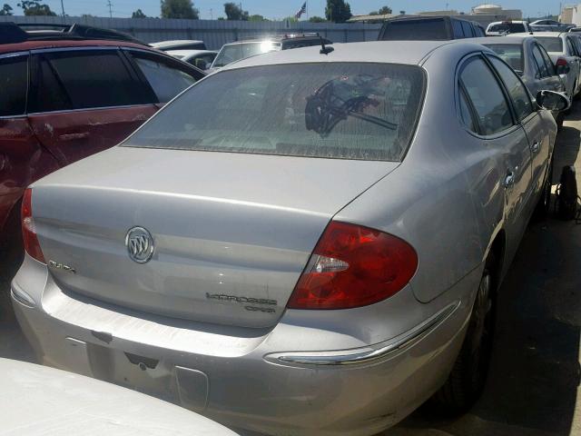 2G4WE587271240347 - 2007 BUICK LACROSSE C SILVER photo 4