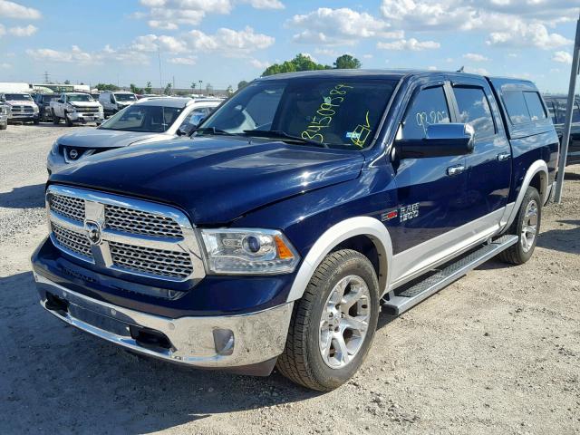 1C6RR7NMXES337750 - 2014 RAM 1500 LARAM BLUE photo 2