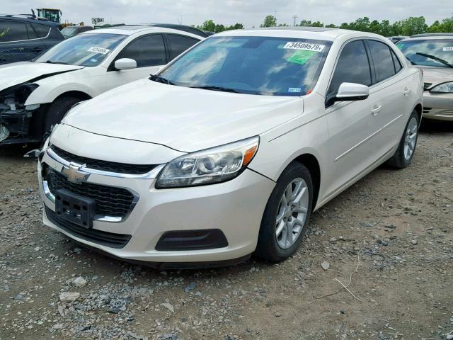1G11C5SL2EF124283 - 2014 CHEVROLET MALIBU 1LT WHITE photo 2