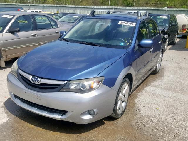 JF1GH6D65BH800635 - 2011 SUBARU IMPREZA OU BLUE photo 2