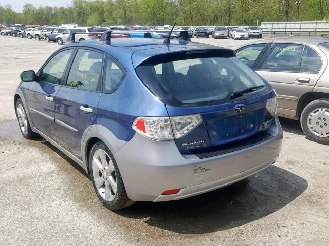 JF1GH6D65BH800635 - 2011 SUBARU IMPREZA OU BLUE photo 3