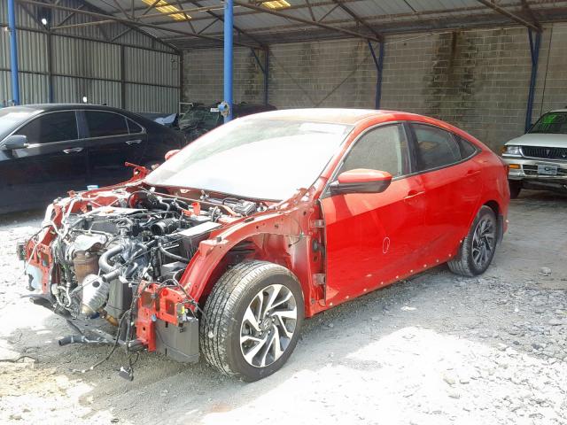 2HGFC2F7XJH508945 - 2018 HONDA CIVIC EX RED photo 2