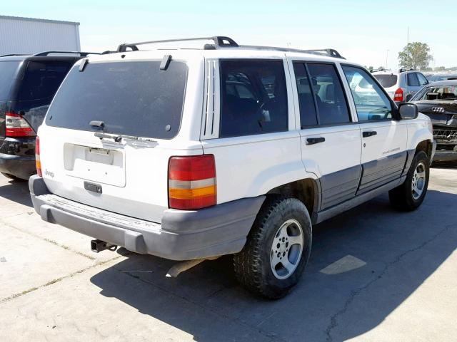 1J4FX58S6VC685095 - 1997 JEEP GRAND CHER WHITE photo 4