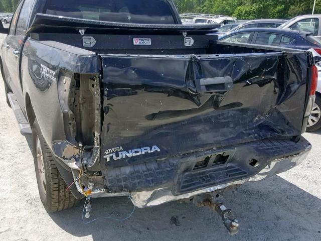 5TBEV58147S460781 - 2007 TOYOTA TUNDRA CRE BLACK photo 9