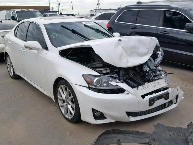 JTHBF5C28D5189117 - 2013 LEXUS IS 250 WHITE photo 1