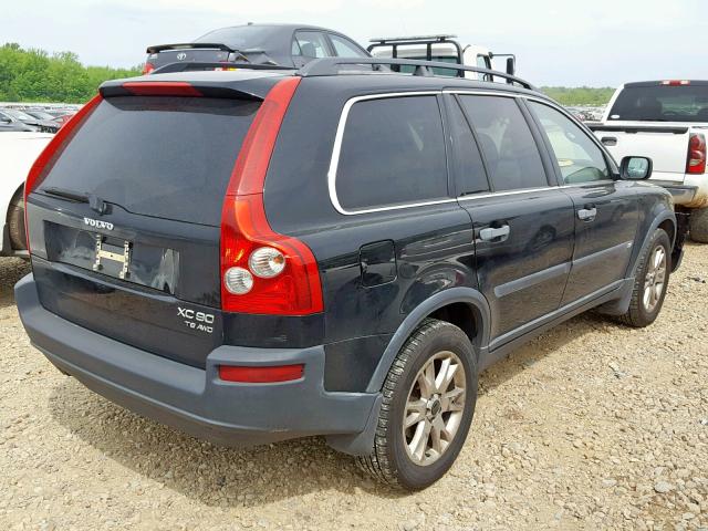 YV1CM91H441042871 - 2004 VOLVO XC90 T6 BLACK photo 4