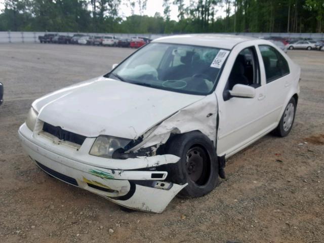 3VWSA29M1YM024210 - 2000 VOLKSWAGEN JETTA GLS WHITE photo 2