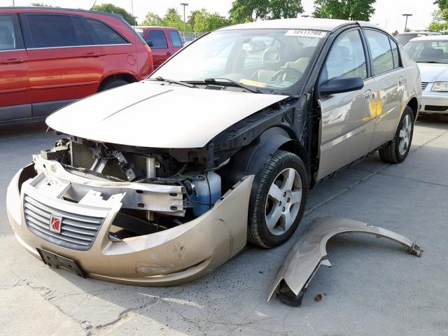 1G8AL55B97Z131673 - 2007 SATURN ION LEVEL GOLD photo 2
