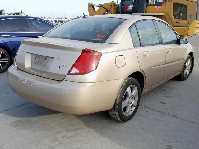 1G8AL55B97Z131673 - 2007 SATURN ION LEVEL GOLD photo 4