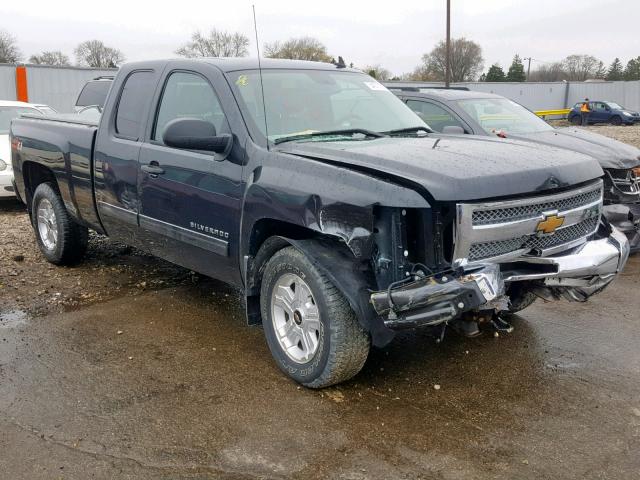 1GCRKSE75CZ230474 - 2012 CHEVROLET SILVERADO BLACK photo 1