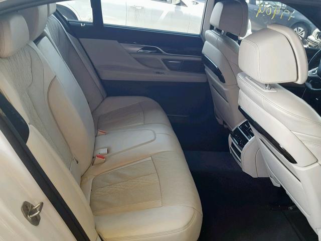 WBA7E2C54GG548195 - 2016 BMW 740 I WHITE photo 6