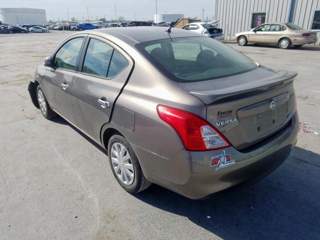 3N1CN7AP2DL874395 - 2013 NISSAN VERSA S  photo 3