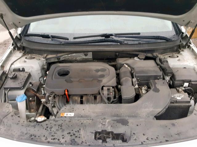 5NPE34AF3FH040737 - 2015 HYUNDAI SONATA SPO SILVER photo 7