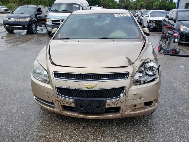 1G1ZH57B48F175454 - 2008 CHEVROLET MALIBU 1LT GOLD photo 9