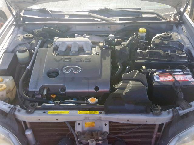 JNKDA31A43T117492 - 2003 INFINITI I35 SILVER photo 7