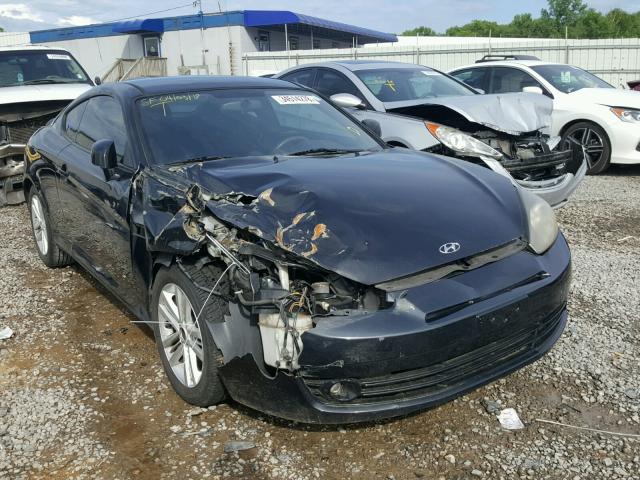 KMHHM66D88U277399 - 2008 HYUNDAI TIBURON GS BLACK photo 1