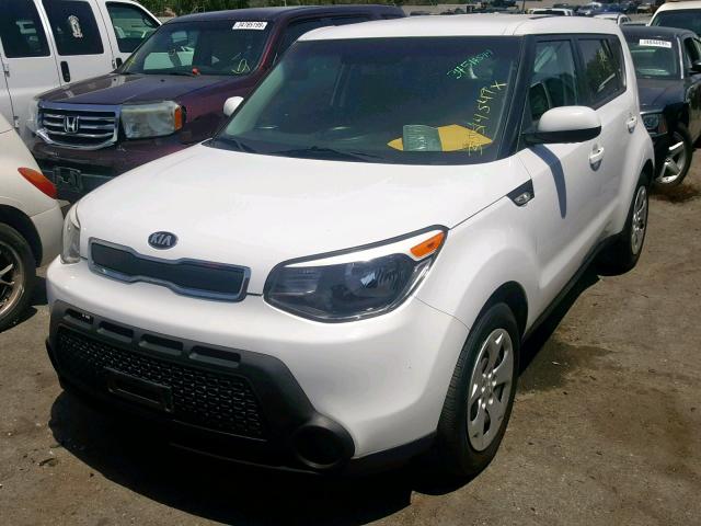 KNDJN2A2XE7068029 - 2014 KIA SOUL WHITE photo 2