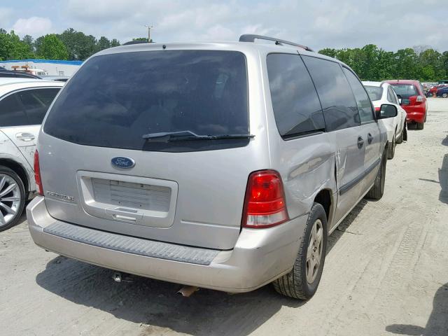 2FMZA51685BA71615 - 2005 FORD FREESTAR S SILVER photo 4