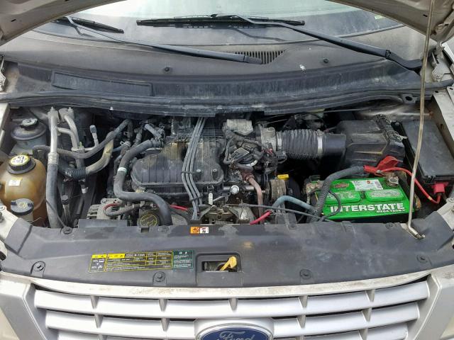 2FMZA51685BA71615 - 2005 FORD FREESTAR S SILVER photo 7