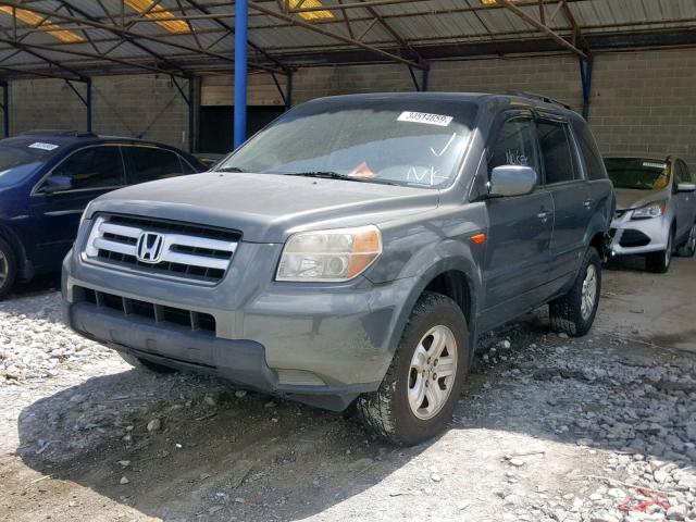 5FNYF28288B007522 - 2008 HONDA PILOT VP GRAY photo 2