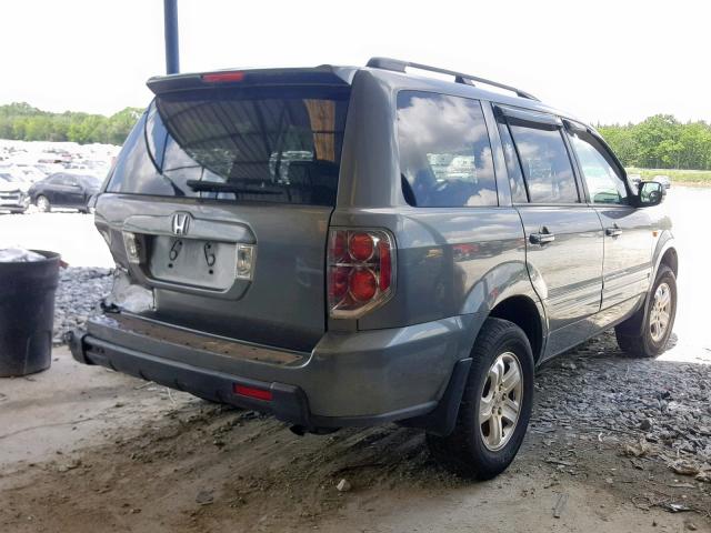 5FNYF28288B007522 - 2008 HONDA PILOT VP GRAY photo 4