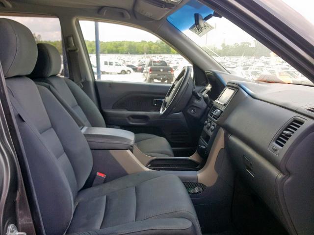 5FNYF28288B007522 - 2008 HONDA PILOT VP GRAY photo 5