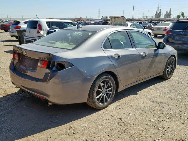 JH4CU26679C009474 - 2009 ACURA TSX GRAY photo 4