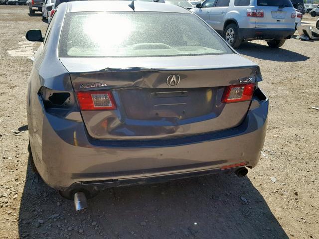 JH4CU26679C009474 - 2009 ACURA TSX GRAY photo 9