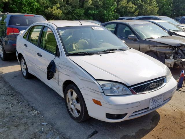 1FAFP34N17W290680 - 2007 FORD FOCUS ZX4 WHITE photo 1