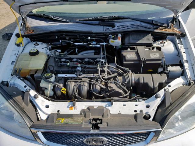 1FAFP34N17W290680 - 2007 FORD FOCUS ZX4 WHITE photo 7