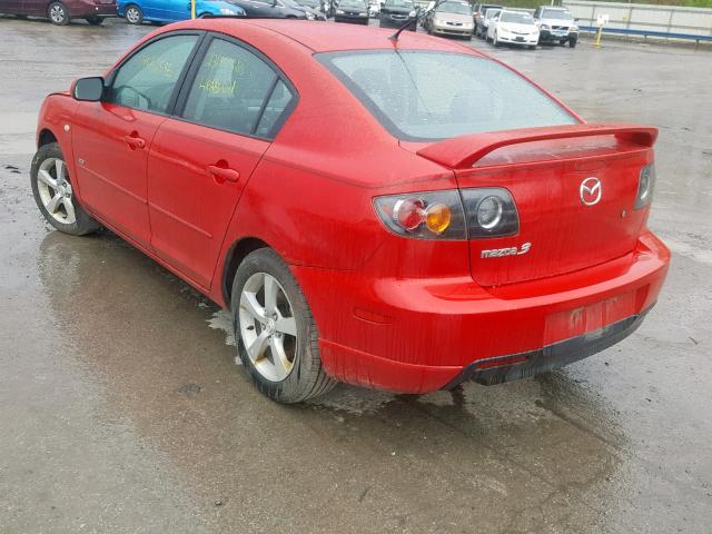 JM1BK123561457387 - 2006 MAZDA 3 S RED photo 3