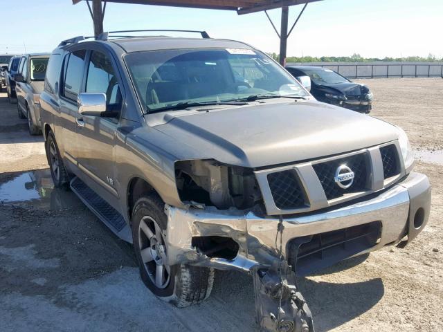 5N1BA08A07N723231 - 2007 NISSAN ARMADA SE TAN photo 1