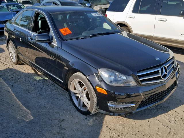 WDDGF4HB3EA963475 - 2014 MERCEDES-BENZ C 250 BLACK photo 1