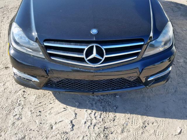 WDDGF4HB3EA963475 - 2014 MERCEDES-BENZ C 250 BLACK photo 7