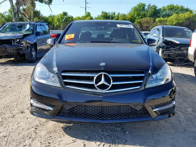 WDDGF4HB3EA963475 - 2014 MERCEDES-BENZ C 250 BLACK photo 9