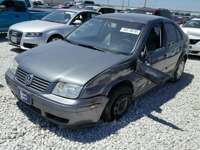 3VWRK69M43M101308 - 2003 VOLKSWAGEN JETTA GL GRAY photo 2