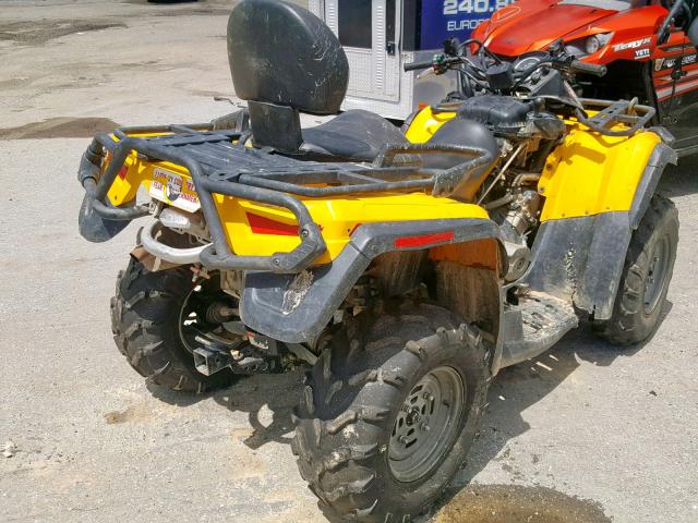 2BVEPCH1X7V001771 - 2007 CAN-AM OUTLANDER YELLOW photo 4