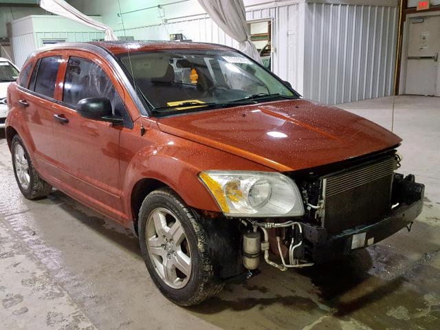 1B3HB48B77D406761 - 2007 DODGE CALIBER SX ORANGE photo 1