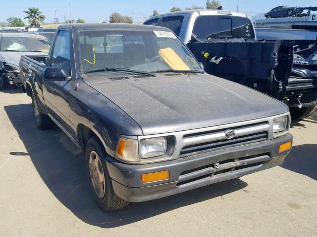 4TARN81P9PZ087255 - 1993 TOYOTA PICKUP 1/2 GRAY photo 1