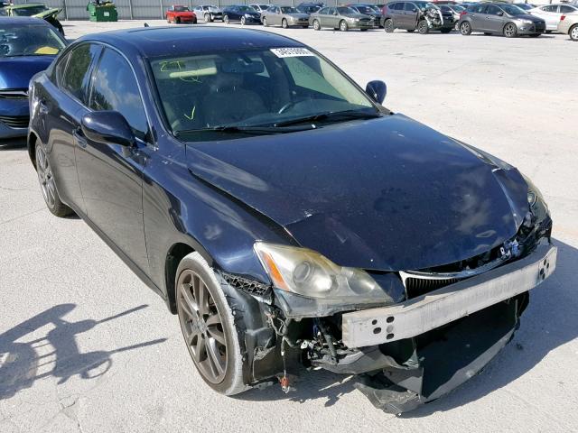 JTHBE262582013713 - 2008 LEXUS IS 350 BLACK photo 1