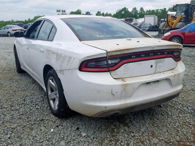 2C3CDXAG3GH242040 - 2016 DODGE CHARGER PO WHITE photo 3