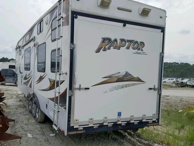 4YDF36139AR800755 - 2010 KEYSTONE RAPTOR WHITE photo 3