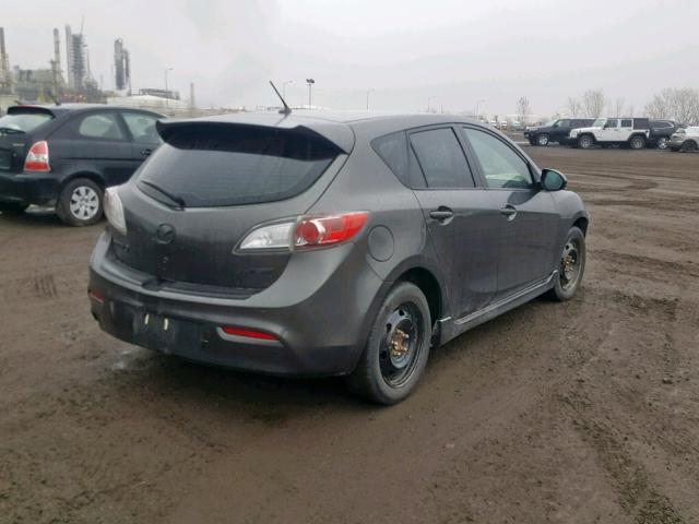 JM1BL1L70C1649827 - 2012 MAZDA 3 I GRAY photo 4